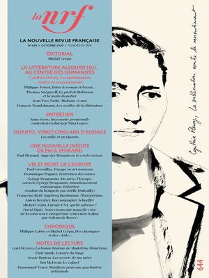 cover image of La Nouvelle Revue Française N° 644
